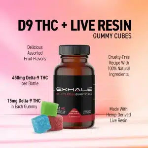 Delta-9 + Live Resin Gummies