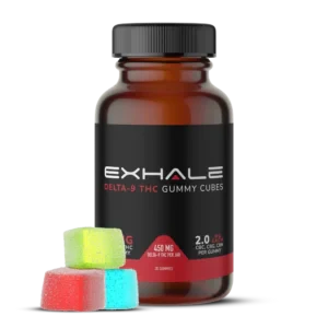 EXHALE Delta-9 + Live Resin Gummies