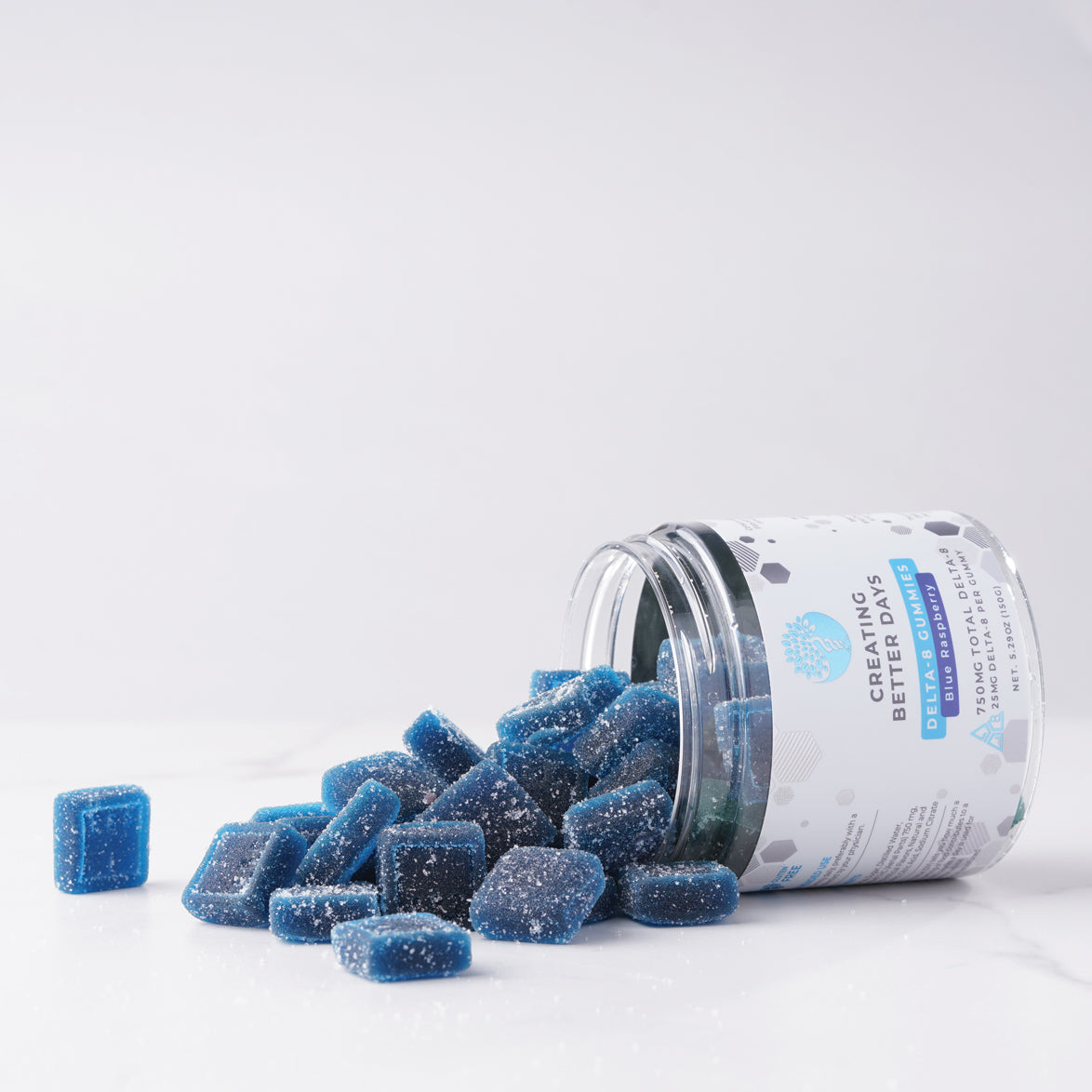 Blue Raspberry Delta 8 Gummies 750 MG