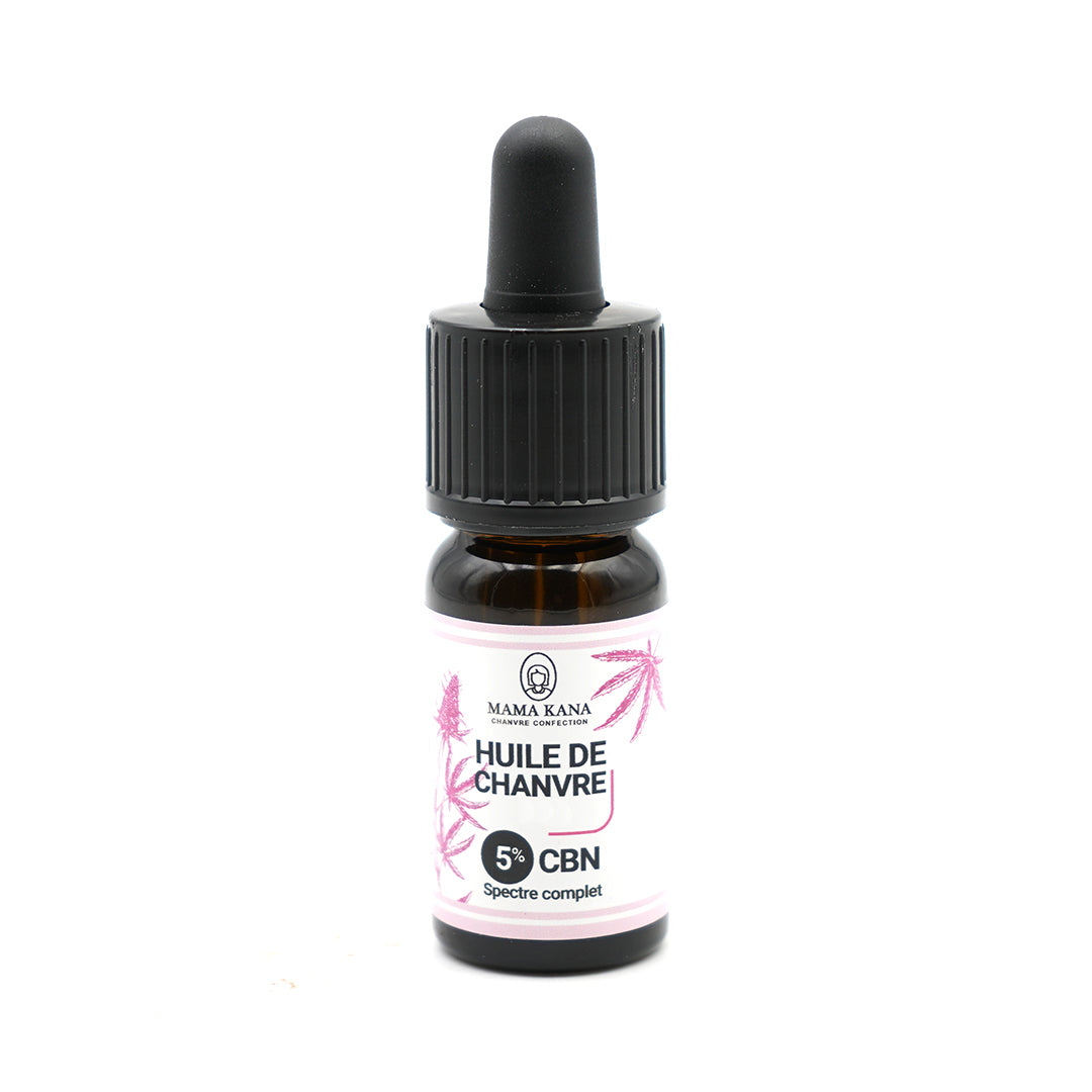 MAMA KANA CBD Huile de Chanvre CBN 5% + CBD 5% 🇫🇷