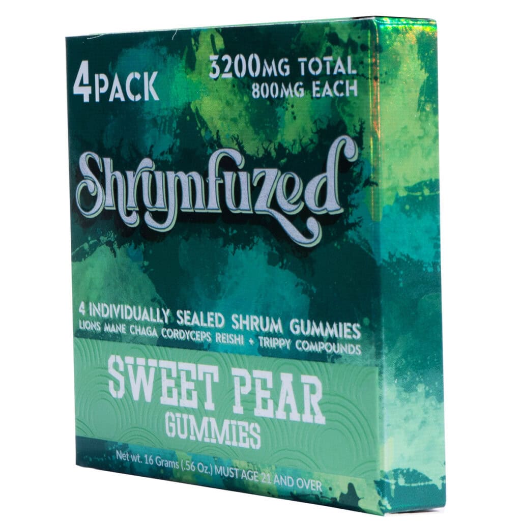 Shrumfuzed Nootropic Mushroom Gummies 4pc – Sweet Pear