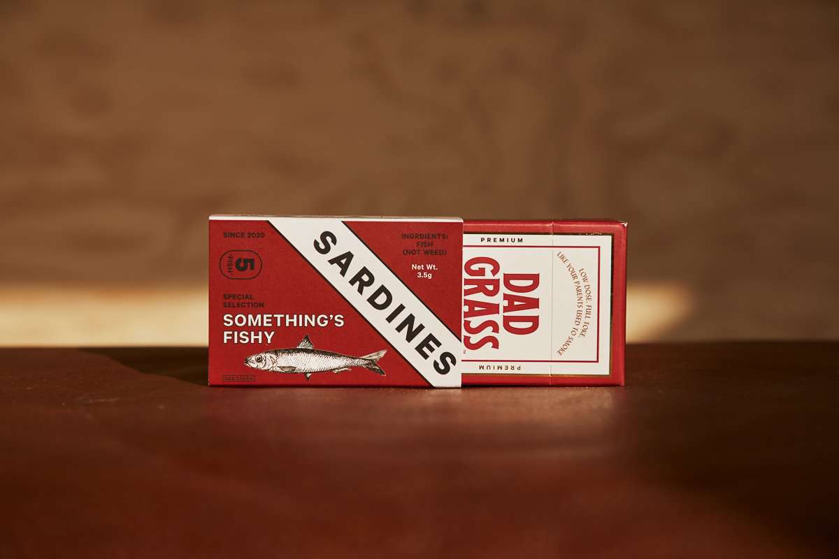 Dad Grass Something's Fishy Dad Stash