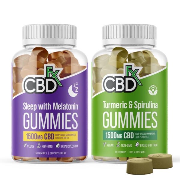 CBDfx Day & Night CBD Gummy Set