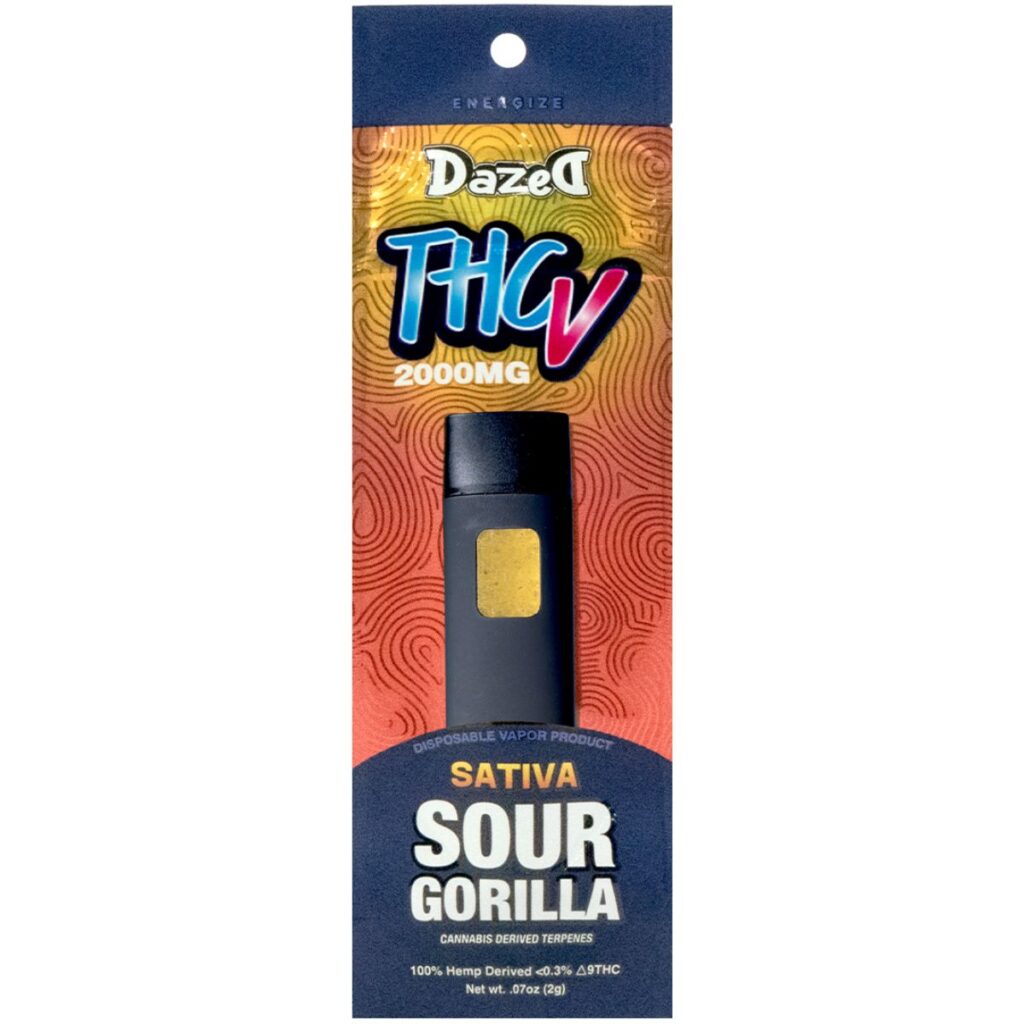Dazed Energetic THCV Disposable 2g