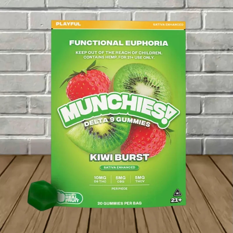 Delta Munchies Functional Euphoria Delta-9 Gummies | 20 Count