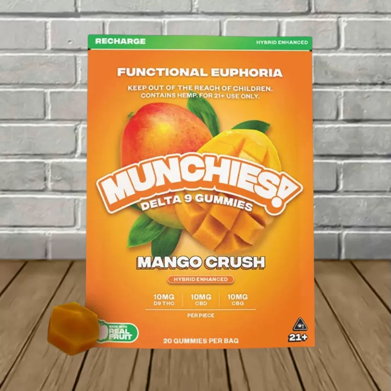 Delta Munchies Functional Euphoria Delta-9 Gummies | 20 Count