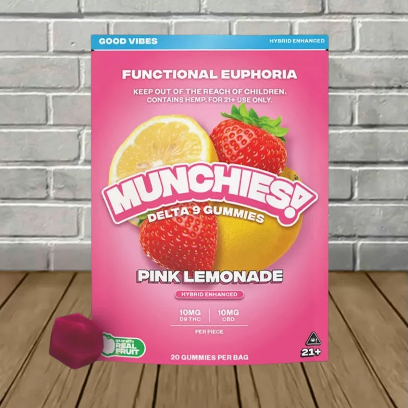Delta Munchies Functional Euphoria Delta-9 Gummies | 20 Count