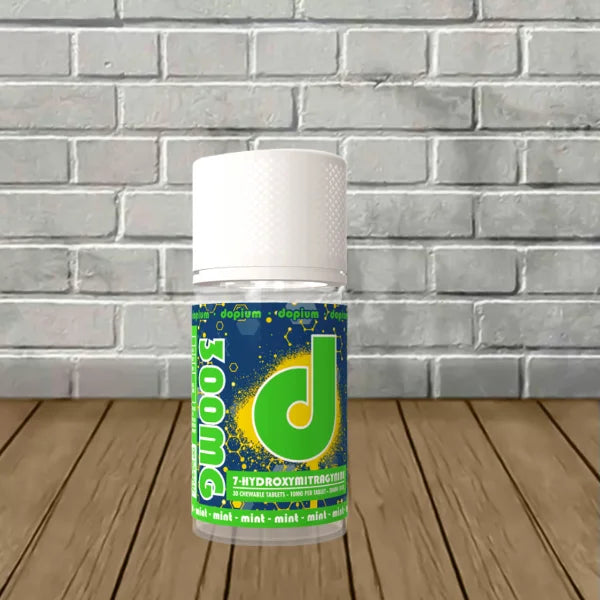 Dopium 7-Hydroxymitragynine Chewable Extract Tablets Full Case (9ct)