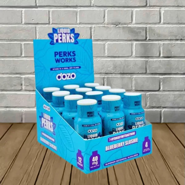 Dozo Liquid PERKS 7-Hydroxymitragynine Extract Shot Full Case (12ct)