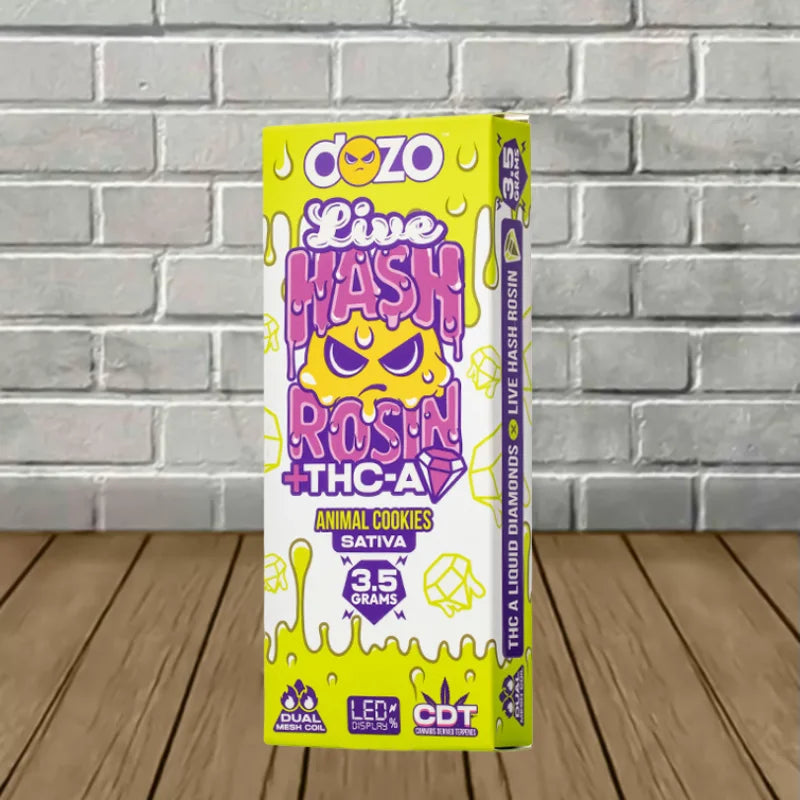 Dozo Live Hash Rosin + THCa Diamond Disposable 3.5g Best Price