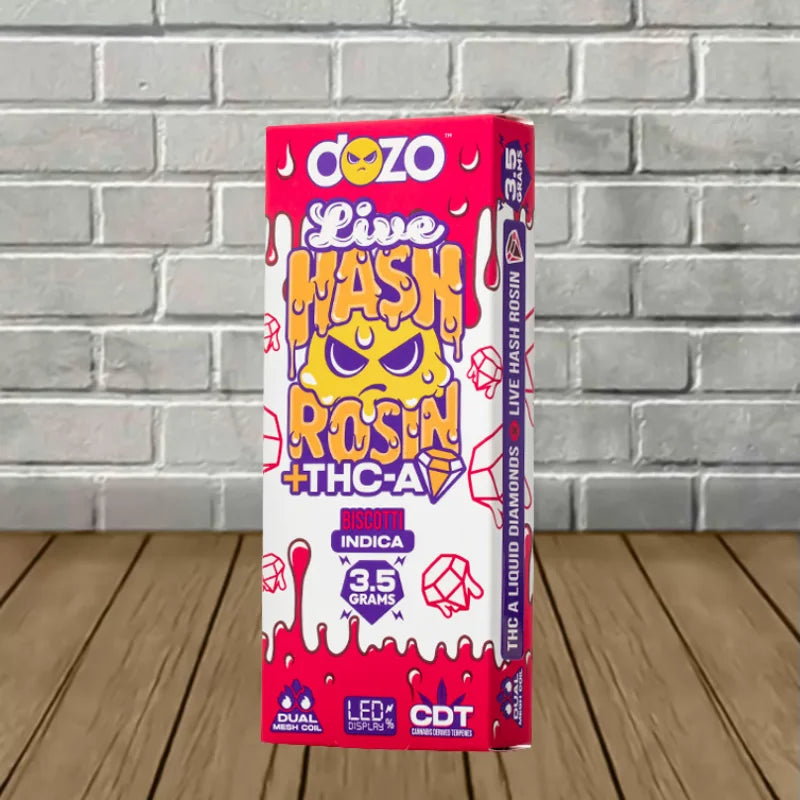 Dozo Live Hash Rosin + THCa Diamond Disposable 3.5g Best Price