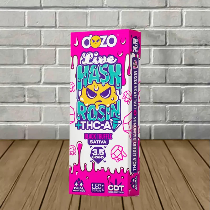 Dozo Live Hash Rosin + THCa Diamond Disposable 3.5g Best Price