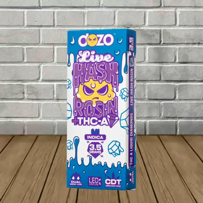 Dozo Live Hash Rosin + THCa Diamond Disposable 3.5g Best Price