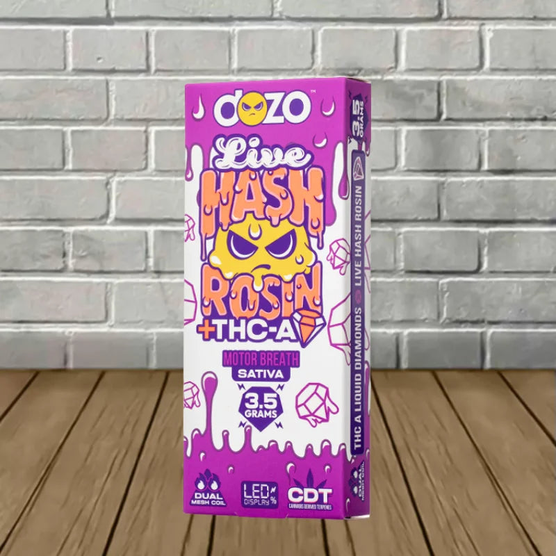 Dozo Live Hash Rosin + THCa Diamond Disposable 3.5g Best Price