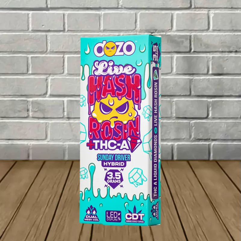 Dozo Live Hash Rosin + THCa Diamond Disposable 3.5g Best Price