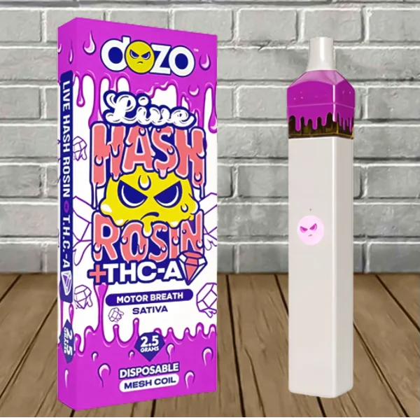 Dozo Live Hash Rosin + THCa Diamond Disposable 2.5g Best Price
