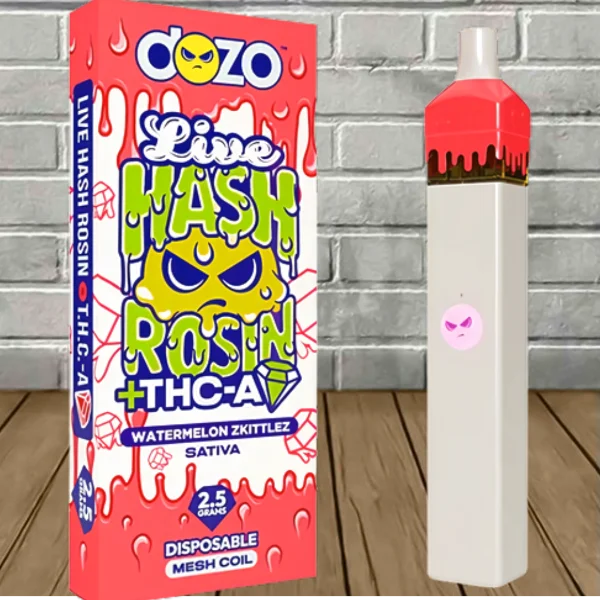 Dozo Live Hash Rosin + THCa Diamond Disposable 2.5g Best Price