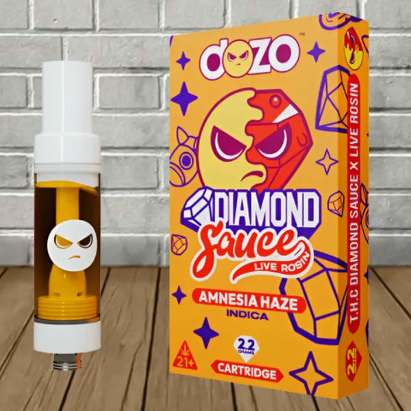 Dozo Live Rosin Diamond Sauce Cartridge 2.2g Best Price