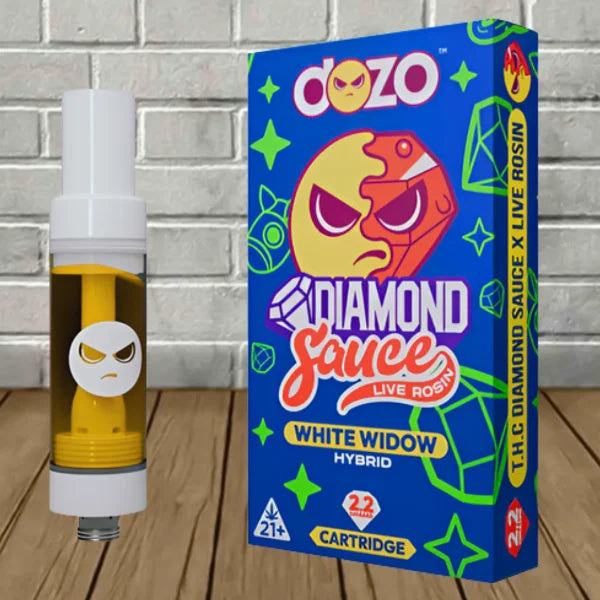 Dozo Live Rosin Diamond Sauce Cartridge 2.2g Best Price