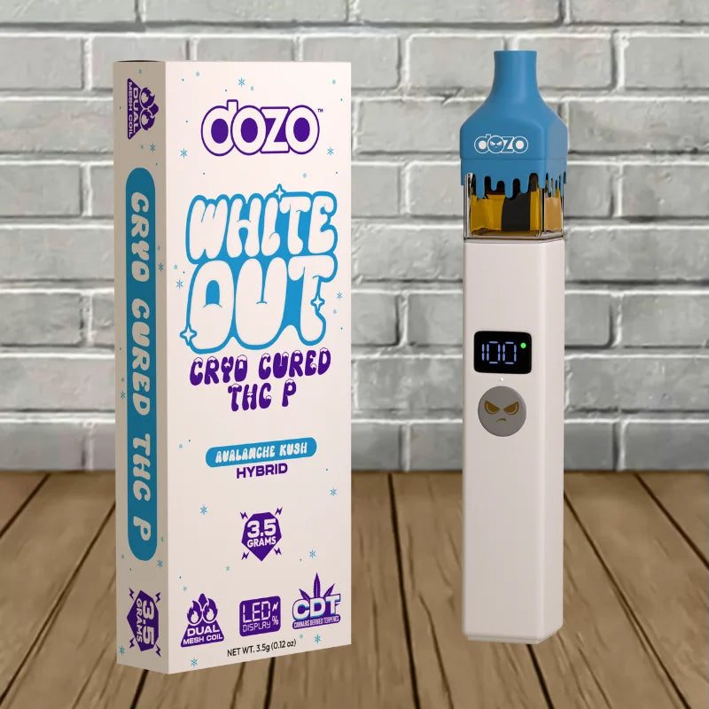 Dozo White Out Cryo Cured THCP Disposable 3.5g Best Price