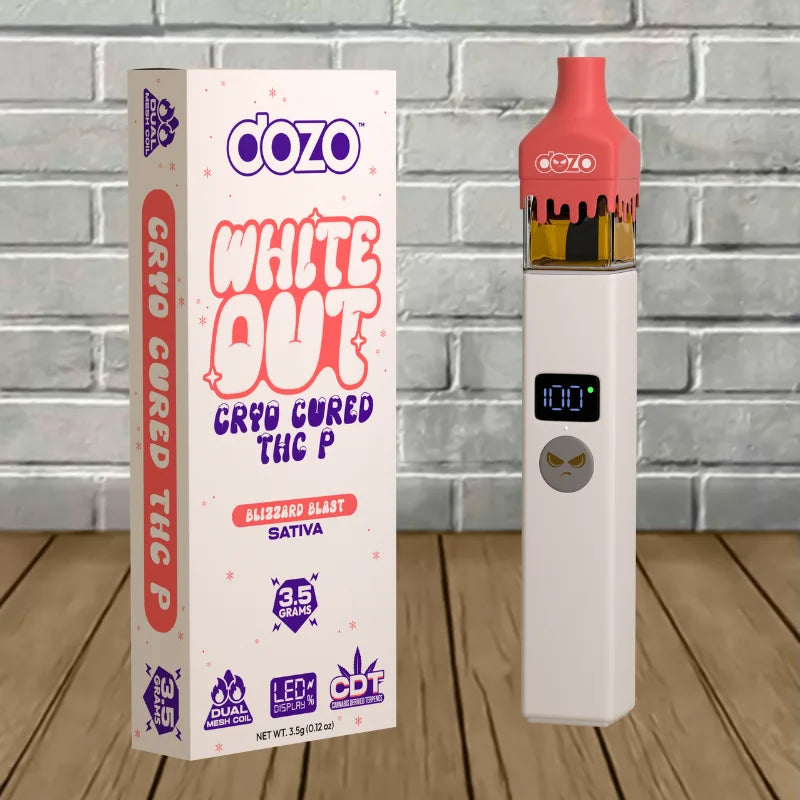 Dozo White Out Cryo Cured THCP Disposable 3.5g Best Price