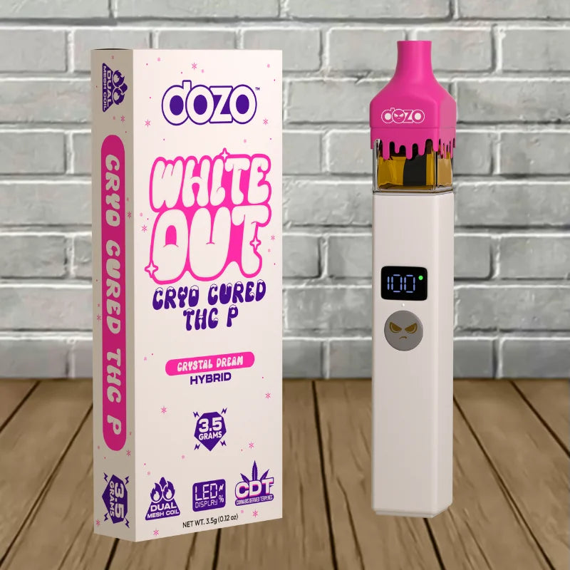 Dozo White Out Cryo Cured THCP Disposable 3.5g Best Price