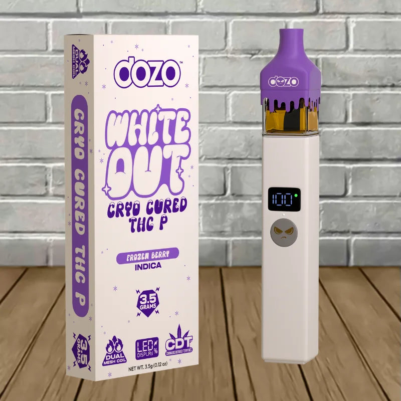 Dozo White Out Cryo Cured THCP Disposable 3.5g Best Price