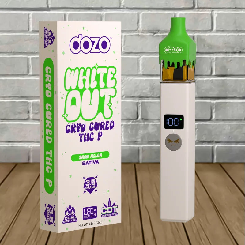 Dozo White Out Cryo Cured THCP Disposable 3.5g Best Price