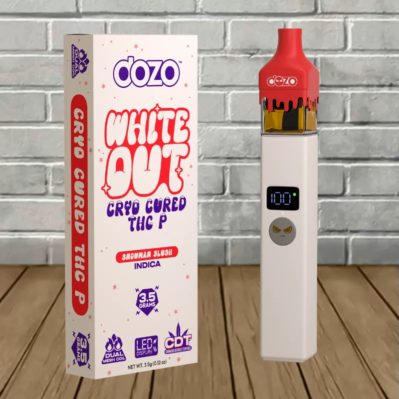 Dozo White Out Cryo Cured THCP Disposable 3.5g Best Price