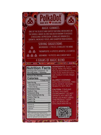 Dragonfruit Lemonade PolkaDot Belgian Magic Blend Gummies 4G Best Price