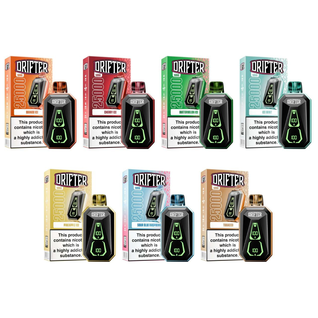 Drifter Bar Disposable (25000 Puffs) - Buy 1 Get 1 Free