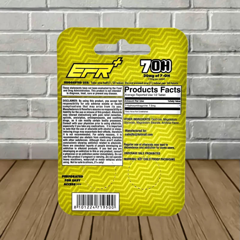 EFR+ 7OH Chewable Extract Tablets Full Case 12ct Best Price