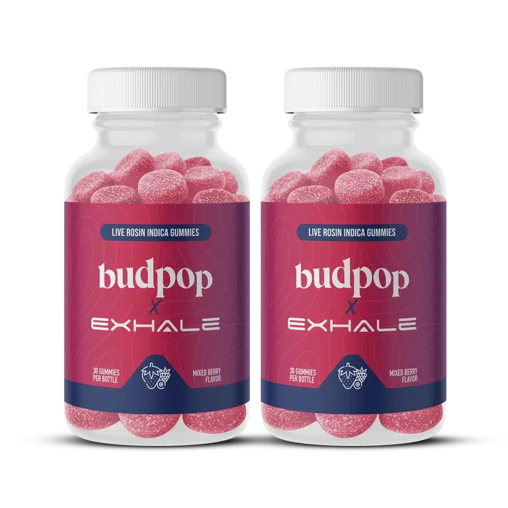 EXHALE Live Rosin Indica Gummies
