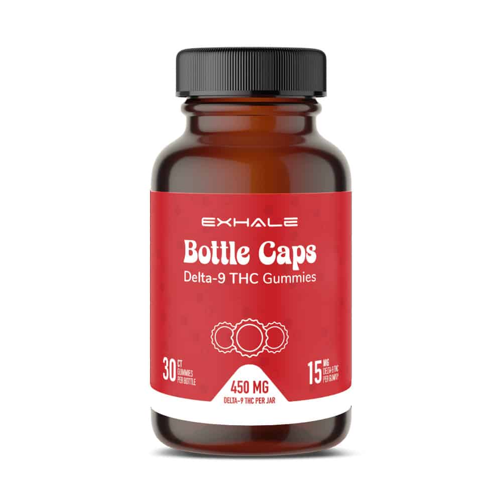 Exhale Bottle Caps – 15mg Delta-9 THC Soda Gummies