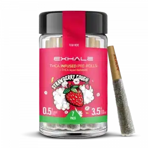 THCA Baby J's - Triple-Infused Pre-Rolls - Strawberry Cough Strain