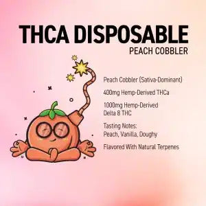 Peach Cobbler THCA Disposable