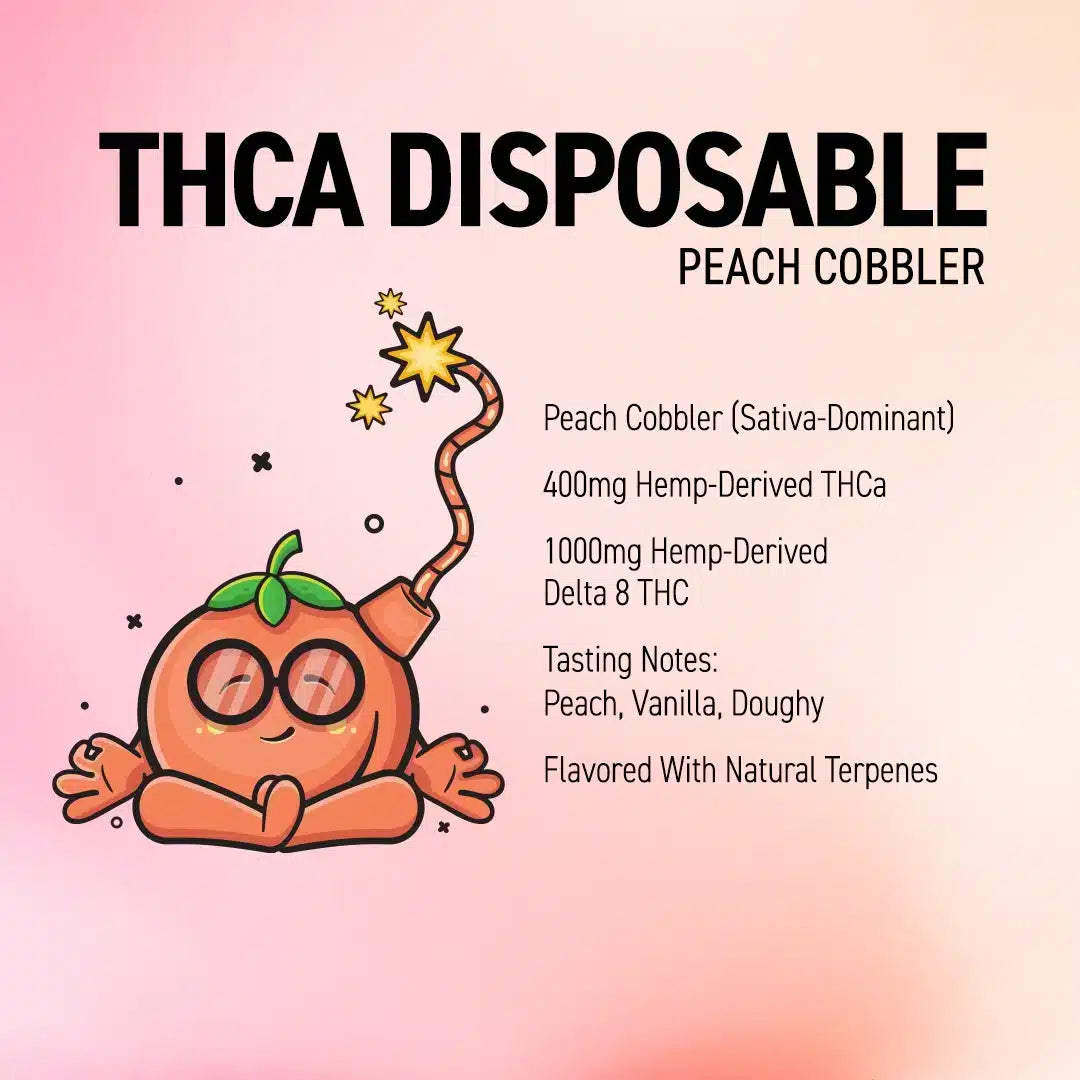 Peach Cobbler THCA Disposable