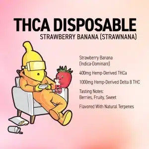 Strawberry Banana (Strawnana) THCA Disposable