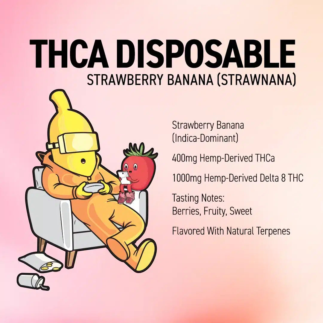 Strawberry Banana (Strawnana) THCA Disposable