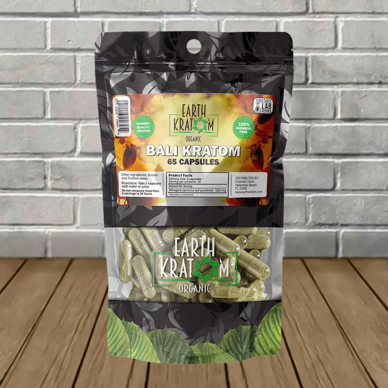 Earth Kratom Bali Kratom Capsules