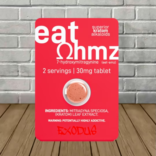 Eat Ohmz 7-Hydroxy Kratom Tablets 1ct
