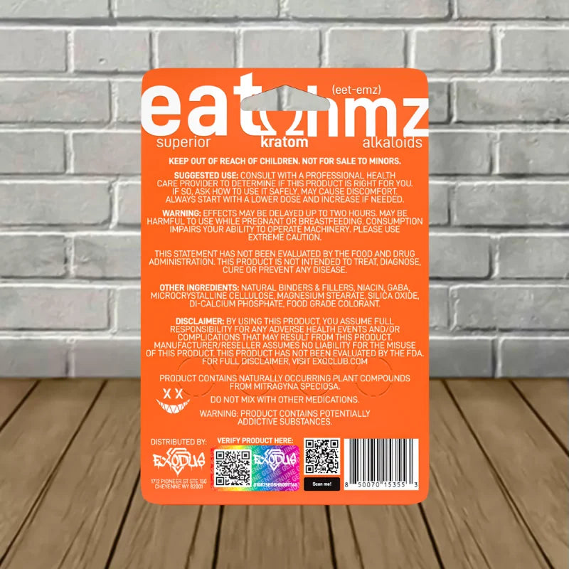 Eat Ohmz 7-Hydroxy Orange 4ct Blister Pack