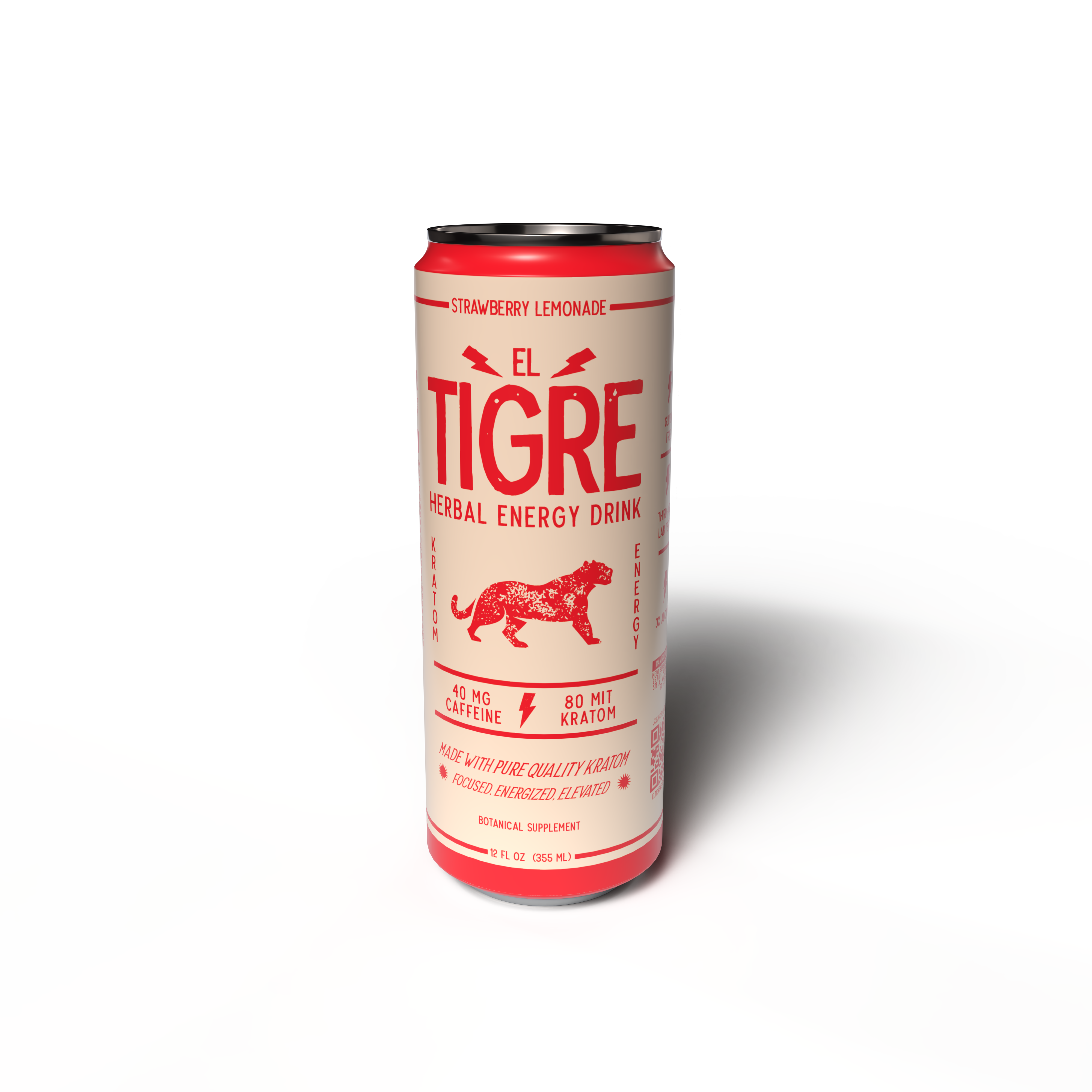 Just Kratom Kratom Strawberry Lemonade Energy Drink