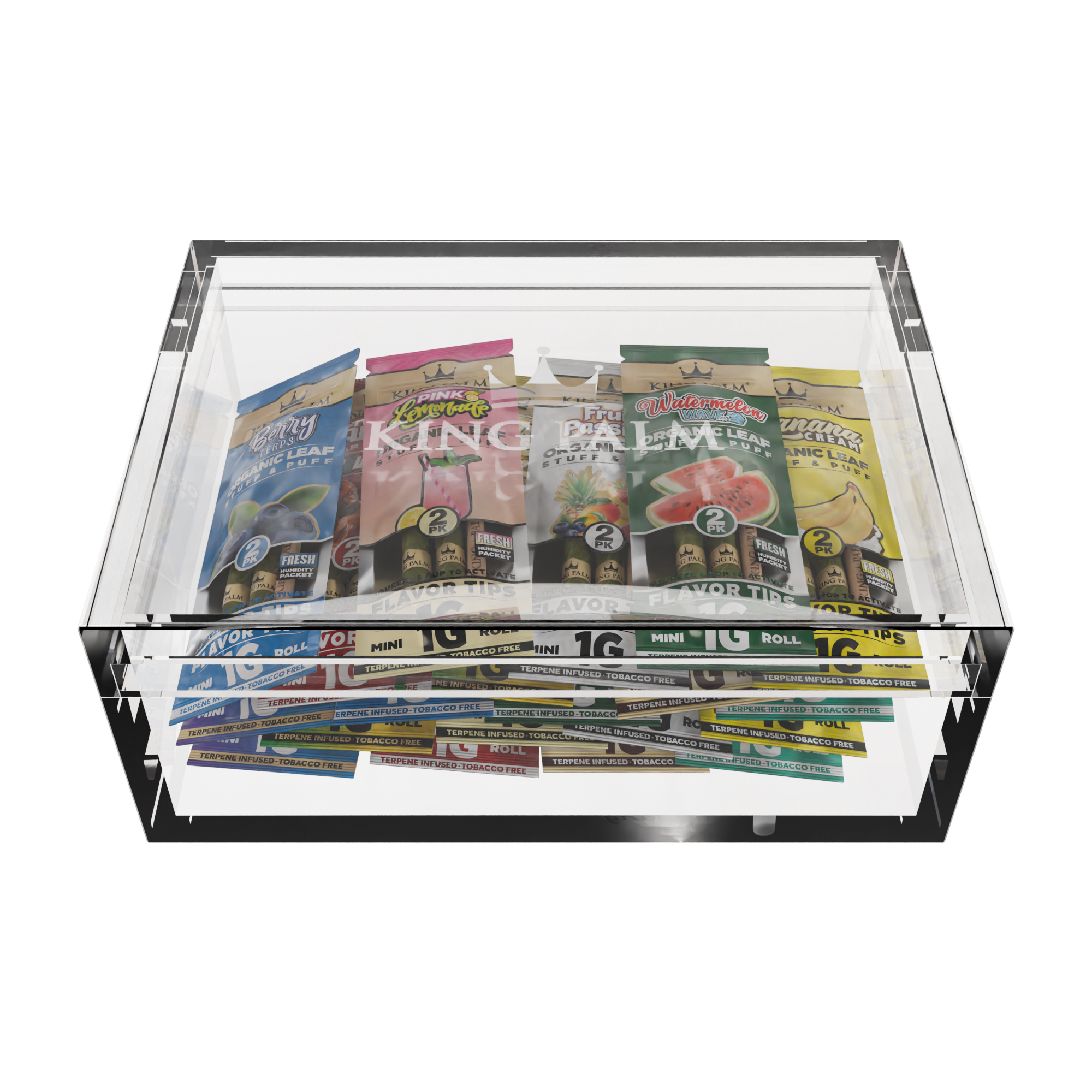 King Palm Humidor Bundle - 20 Mini Pouches