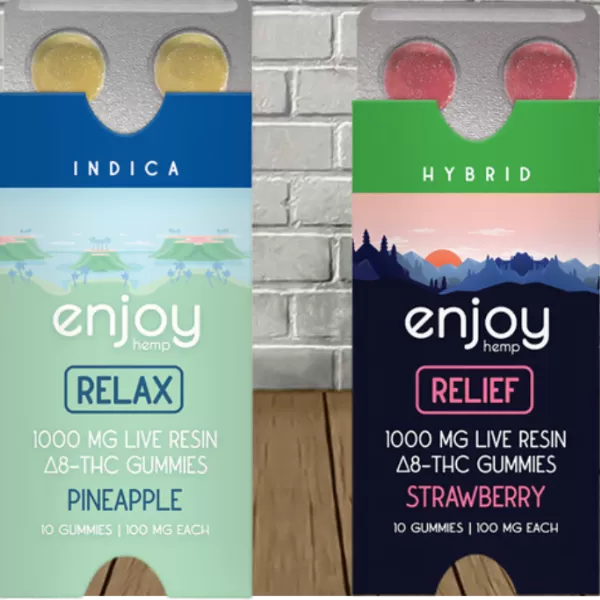 Enjoy Hemp Live Resin Delta 8 Blister Pack 1000mg Best Price
