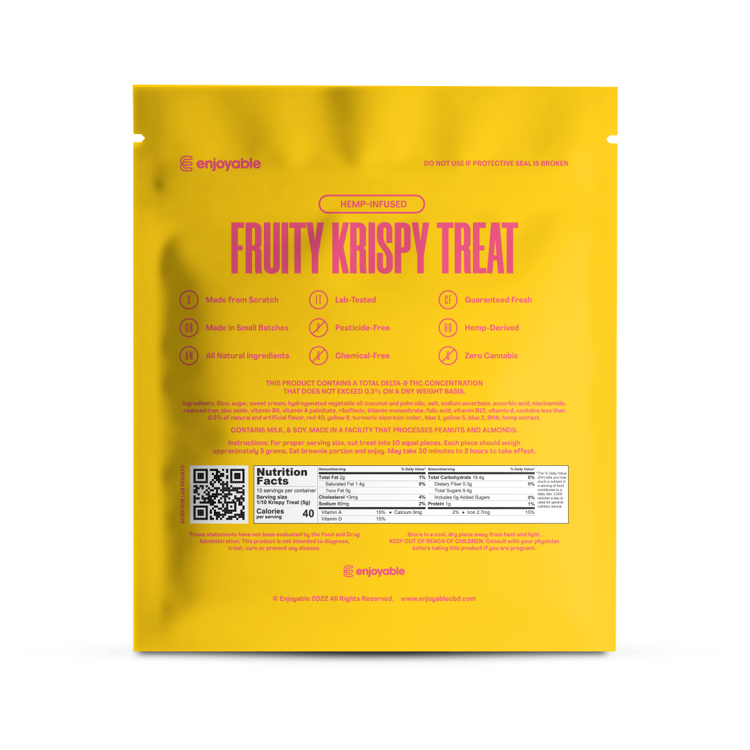 Enjoyable - Fruity Krispy - Delta-8 THC - 1000MG