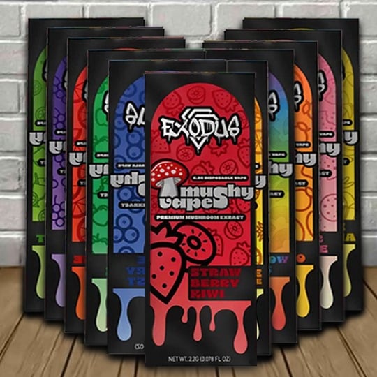 Exodus Premium Mushroom Extract Mushy Vapes 2.2g Best Price