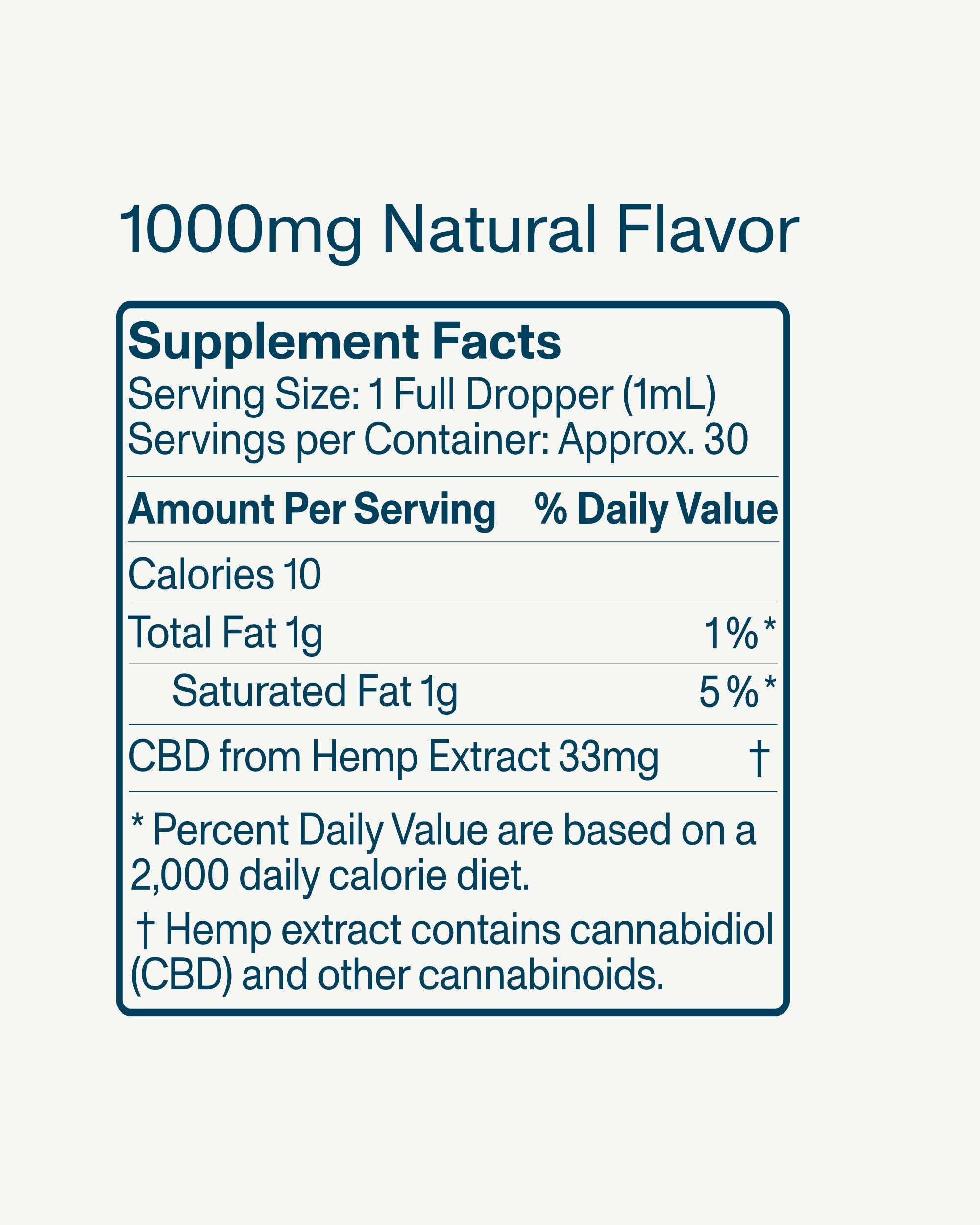 FOCL Daily Calm Full Spectrum Drops - 1000mg Variety Pack