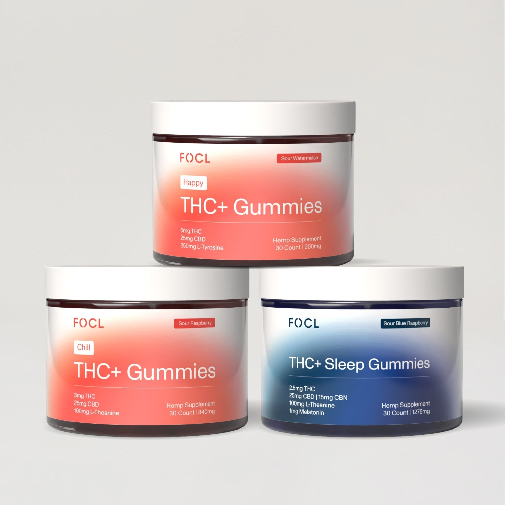 FOCL THC+ All-Day Variety Pack