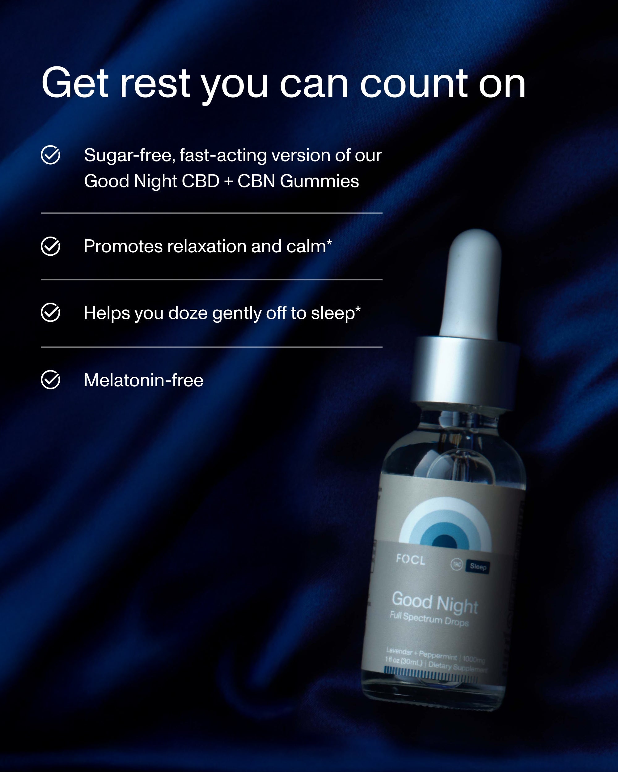 FOCL Good Night Full Spectrum Sleep Drops